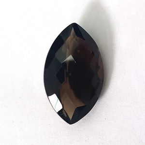 2 piezas de cuarzo ahumado natural 25x15mm Marquise Checker Cut 41,2 Cts Iroc Sales Piedra preciosa de topacio ahumado de alta calidad US $26 - Product Image 2