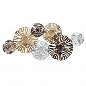 ศิลปะแกะสลักผนังกรอบเหล็กสีขาวที่ยั่งยืนที่สุดรูปทรงไม่สม่ำเสมอการออกแบบภาพบุคคลสำหรับห้องนั่งเล่นและพื้นหลังสำนักงาน - Product Image 3