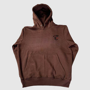 Sweats à capuche imprimés en relief grandes tailles, basiques tendance et élégants en coton mélangé, à prix bas - Product Image 1