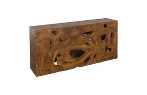 Hot <b>Sale</b> Luxurious Excellent Modern Long Short Teak Wood Root Sliced Star Round Natural Coffee <b>Console</b> <b>Table</b> - Product Image 3
