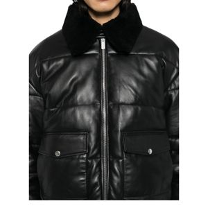 Chaqueta de Invierno Original de Piel de Oveja para Hombre, Cuello Alto, Logotipo Frontal, Ecológica, Servicio OEM, Alta Calidad, Personalizable y Elegante - Product Image 4