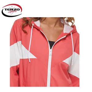Coupe-vent pour femmes-Couleur unie-Mode décontractée-quantité minimale de commande bas-Coupe-vent Slim Fit pour femmes - Product Image 3