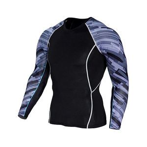 ชุดป้องกันผดผื่นสำหรับผู้ชายผ้าสแปนเด็กซ์/ โพลีเอสเตอร์ระบายอากาศได้ดี - Product Image 3