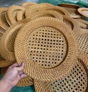 Woven <b>Placemats</b> Top Shopping <b>Rattan</b> Charger Plates Everyday Use Dinner Table <b>Rattan</b> Dinnerware <b>Placemats</b> - Product Image 6
