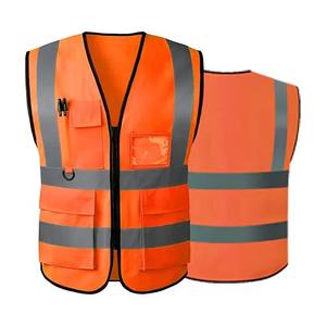 Gilet de sécurité haute visibilité avertissement de construction haute visibilité travail vêtements réfléchissants signal équipement de sécurité gilet réfléchissant - Product Image 5