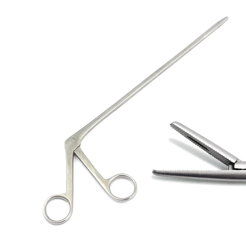Best Selling stainless steel Alligator Ear Forceps high quality material Delicate Straight