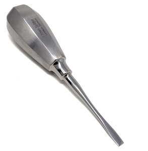 Élévateurs dentaires de diviseur de couronne 4mm droits, acier inoxydable - Product Image 1