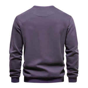 Sweat-shirts à col rond unisexes pour hommes ODM, 100% coton biologique, broderie personnalisée, grande taille, hiver - Product Image 4