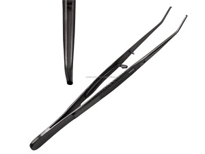 Pinzas Quirúrgicas Manuales para Algodón y Aplicación de Apósitos con Bloqueo, de Acero Inoxidable, para Uso Médico Hospitalario y de Primeros Auxilios - Product Image 2