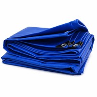 Bâche en PVC tissé enduit, résistante à l'eau, au vent et aux UV, de couleur brun foncé, pour tentes et usage industriel