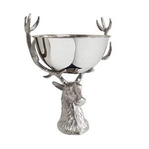 Seau à glace Champagne en Aluminium avec poignée cerf - Product Image 6