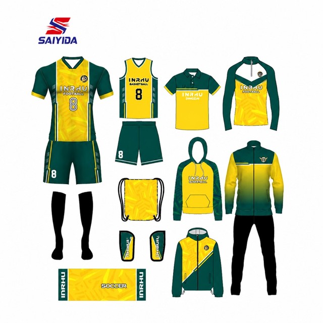 Customized Men's Football Series Jerseys Team Club Training Sportswear Newly Released Soccer Wear Set