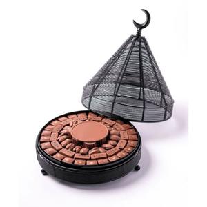 Vaisselle en gros Plateau de service à chocolat Dernier élégant bol à chocolat en métal doré et argenté martelé Porte-dessert sucré - Product Image 4