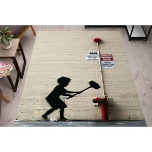 Banksy เด็กพรมค้อน: กันลื่นถนนศิลปะพรม, พรมนุ่มไม่ทอ - Product Image 1