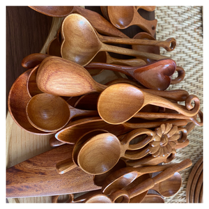 Lightweight Wooden <b>Spoon</b> With Long Handle Great For Hot <b>Soups</b> Sauces And Everyday Cooking - Product Image 1