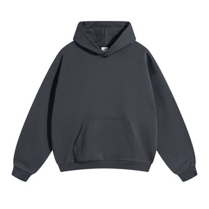 Sweat à capuche unisexe en polaire brodé avec logo personnalisé pour homme – Coupe régulière, vêtement de jogging épais - Product Image 1