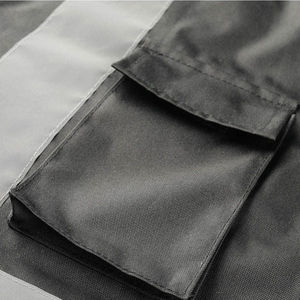 Veste de sécurité réfléchissante à capuche fabriquée en usine avec logo frontal, vêtements de travail d'hiver pour la construction - Product Image 6