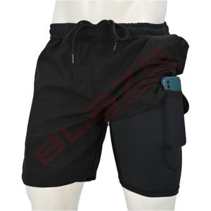 <b>Men's</b> Summer Active Running <b>Shorts</b> with Quick Dry Mesh Gym Training Sports <b>Shorts</b> with Side Split Solid Pattern - Product Image 5