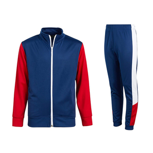 Chándal Fabricante Hombres Ropa de entrenamiento Chándales Conjunto Logotipo personalizado Joggers Chándal para hombres Conjunto Fútbol Trajes de calentamiento Poliéster - Product Image 1