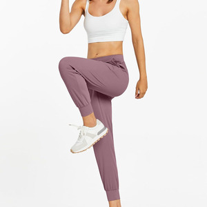 2025 Latest Designs Ladies Breathable Gym Cotton <b>Fleece</b> Sweat <b>Trousers</b> Women's Sweat Jogger High Waist Track Pants High Quality - Product Image 3