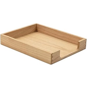 Bandeja de madera hecha a mano al por mayor de fábrica directa con acabado natural para fiestas, Plato decorativo para servir postres, bandeja para servir alimentos - Product Image 1