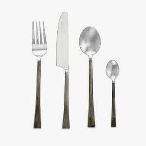 Vintage Design Handle Stainless Steel Cutlery Set <b>Mirrored</b> Stainless Material Durable for Daily Dining Special Occasions - Product Image 1