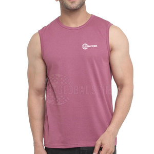 Camiseta Deportiva Casual de Cuello Redondo para Hombre, Transpirable, de Algodón/Poliéster, al por Mayor, la Mejor Oferta - Product Image 1