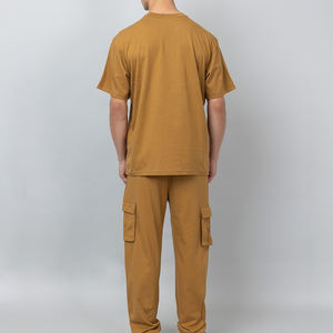 Vêtements de sport pour hommes de qualité supérieure, écologiques, légers, respirants, 100% coton, logo personnalisé, motif uni tendance, survêtement - Product Image 2