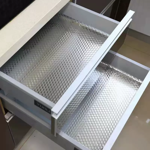 Film décoratif en PVC étanche, vinyle métallique argenté brillant de décoration de texture pour décor de cuisine - Product Image 6