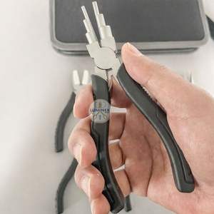 6 Piece Stainless Steel Jewelry Pliers Set for <b>Bracelet</b> Making and DIY - Product Image 3