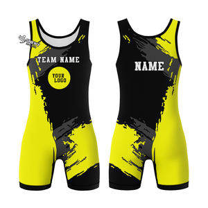 เสื้อกล้ามมวยปล้ำสำหรับนักเรียนมัธยมปลายสำหรับผู้ชายเสื้อมวยปล้ำโลโก้แบบกำหนดเอง - Product Image 3