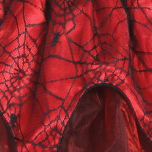 Disfraz de Bruja Roja para Niños, Diseño de Telaraña Roja, Cómodo y Transpirable, para Representaciones Escénicas - Product Image 4