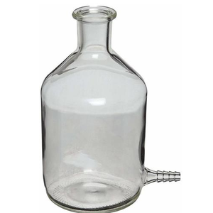 ขวดดูดแก้วบอโรซิลิเกตพร้อมฝาปิด/จุกและท่อระบาย ฝาแก้วใสสำหรับห้องปฏิบัติการวิจัย มีจำหน่ายในราคาที่เหมาะสม - Product Image 6