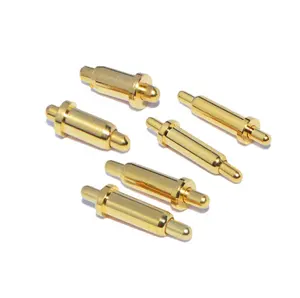 Pin terminali connettore 1.5mm 1.8mm 2mm 3mm Pin Pogo caricato a molla Smt placcato oro ottone