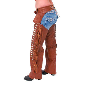 Polainas de Equitación de Cuero Genuino y Algodón, Personalizadas con Botones, Equipo Ecuestre de Entrenamiento, Alta Calidad, Venta al por Mayor - Product Image 4