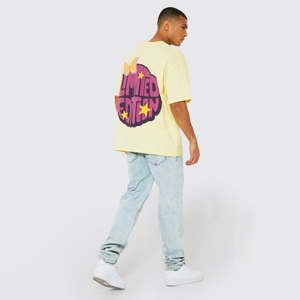 T-shirts pour hommes de haute qualité, longs, tricotés, 100% coton, imprimés numériquement, coupe ample, poids lourd - Product Image 2