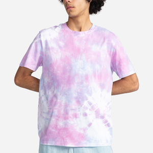 OEM personnalisé tie dye t-shirts hommes été tissu respirant mode streetwear avec impression de logo et options de marque privée - Product Image 2