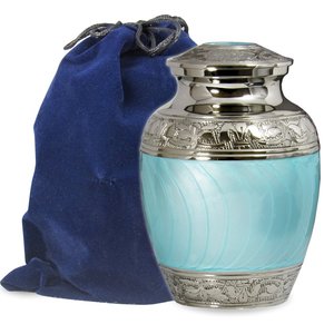 Hot Sale Classic Marble Finish Cremation Urn Precision Crafted Readily Available Top Rated <b>Funeral</b> <b>Supplies</b> Factory Direct - Product Image 3