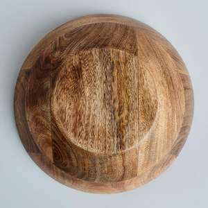 Bol de service artistique écologique Mehak Impex, bol en bois imprimé peint à la main pour les collations, fabriqué en bois de manguier - Product Image 4