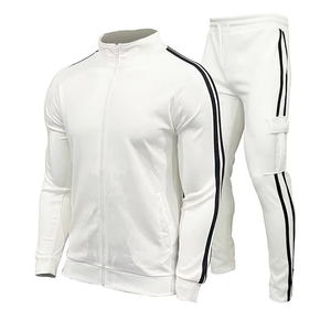 Conjunto Deportivo para Hombre, Chándal con Logotipo Personalizado, Manga Larga, Cremallera Completa, Conjunto para Correr y Trotar, 2 Piezas - Product Image 4