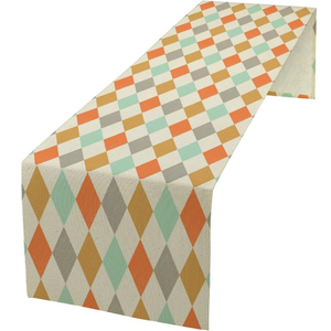 Chemin de table tissé en nid d'abeille de style européen | Tissu polyester à la mode pour la décoration de salle à manger, d'extérieur et de vacances | Vente en gros OEM - Product Image 6