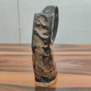 Taza de cuerno vikingo pulida hecha a mano, artesanías naturales con estilo náutico, fábrica de estilo Animal al por mayor - Product Image 2