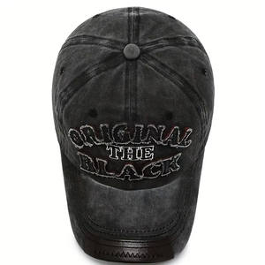 Casquettes de baseball unisexes pour adultes, design personnalisé 2025, haute qualité, décontractées, pour la plage et les fêtes, broderie 3D, polyester/coton, fabriquées au Pakistan - Product Image 3