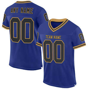 Maillot de football américain personnalisable pour adulte Tornado Trading, manches courtes, 100 % polyester, protection UV, évacuation de l'humidité, respirant - Product Image 3
