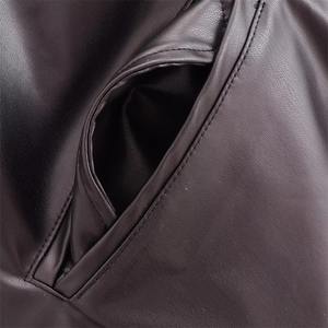 2025 automne nouveau produit mode décontracté vêtements pour femmes rétro polyvalent col court moto manteau veste haut - Product Image 4