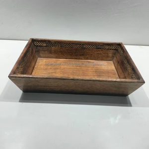 Bandeja de Servir de Madera Ecológica de Primera Calidad con Acabado Pulido, Forma Personalizada, Bandeja de Desayuno para Mesa a Precio Económico - Product Image 1