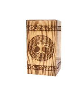 Urnes en bois pour cendres humaines Urne funéraire Arbre de vie Cendres adultes Urne personnalisée - Product Image 5