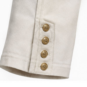 Pantalón de Estilo Tradicional Napoleónico, Corte Recto, Tela de Lona Ligera, Diseño de Cierre Clásico, Paneles Limpios para Hombre - Product Image 5