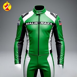 Traje de cuero de motocicleta personalizado, equipo de carreras CE blindado, logotipos personalizados, ajuste ergonómico y rendimiento ventilado diseñado - Product Image 6