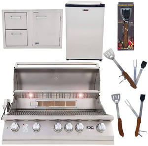 Paquete de Parrillas Premium de Alta Calidad L90000, Parrilla de 40 Pulgadas con Puerta de Refrigerador y Cajón Combinados - Product Image 1